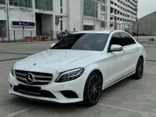 2019 Mercedes-Benz C200 1.5 Avantgarde Sedan FREE WARRANTY 57K KM DIGITAL METER