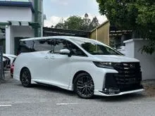 JBL SOUND GR BODYKIT UNIVERSAL SIDE STEP 2025 Toyota Vellfire Z Premier 2.4 TURBO BROWN LEATHER ELECTRICAL MEMORY VENTIALTION SEAT DIM BSM SUNROOF HUD