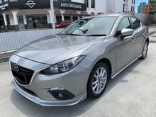 2015 Mazda 3 2.0 SKYACTIV-G High Sedan,1 OWNER,ACCIDENT FREE,MAZDA SERVICE RECORD,ORI PAINT,LEATHER SEAT,MULTI-FUNTION STEERING,TEST DRIVE WELCOME.