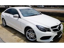2013 MERCEDES BENZ COUPE E250 2.0 AMG NEW FACELIFT UNREG JAPAN SPEC SELLING PRICE ( RM 203,000.00 NEGO ) BODY COLOR - WHITE ( 9294 )