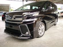2015 Toyota Vellfire 2.5 Z A Edition MPV Modelista Kit Pre-Crash Safe Brake Unreg