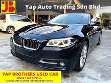 2014 BMW 520i 2.0 Sedan 61K KM ONLY BMW ADAPTIVE LED HEADLIGHTS TIPTOP CONDITION LIMITED STOCK