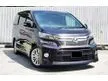 Used WARRANTY 5 YEAR 2013 Toyota Vellfire 3.5 ZG Edition MPV PILOT SEAT POWER DOOR POWER BOOT NO HIDDEN CHARGES