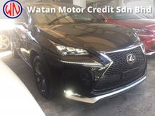2016 Lexus NX200t F Sport UNREGISTER,TRUE YEAR MADE,HIGHSPEC,SPORT BODYKIT N GRILL N RIM,AUTO BRAKE SYSTEM,MEMORY SEAT,PADDLE SHIFT,FRE WARRANTY N GIF