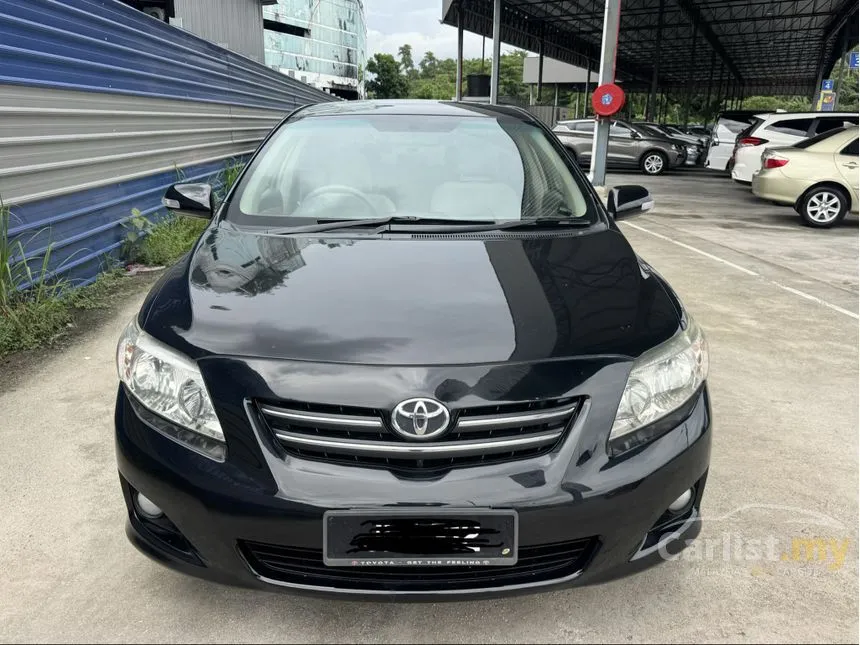 2009 Toyota Corolla Altis E Sedan