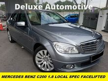 2011 Mercedes-Benz C200 1.8 Sedan (A) FACELIFT LOCAL SPEC ORIGINAL PAINT ONE DORTOR OWNER ALL ORIGINAL PART VERY GOOD CAR
