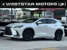 2023 Lexus NX 250 2.5 Luxury Mileage 36k km Sunroof Modellista Bodykit Brown Leather