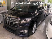 2015 Toyota Alphard 2.5 S Edition 8 Seat 360 Surround Camera Power Boot 2 Power Doors Full LED Keyless Entry 3 Zone Climate Ambient Lights 9 Air Bags
