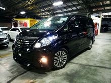 2014 UNREG TOYOTA ALPHARD 2.4 TYPE GOLD II ( JAPAN SPEC ) VERY GOOD CONDITION