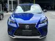 Recon 2019 Lexus NX300 2.0 F Sport SUV / NICE BLUE COLOUR / YELLOW STICHING / 1 UNIT ONLY