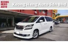 2013 Toyota Vellfire 3.5 VL PREMIUM MPV (A) REG MARCH 2015, CAREFUL OWNER, L/MIL - 118K KM, HOME THEATER, 360, FREE 1 YEAR CAR WARRANTY, 17 S/RIMS