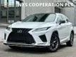 Recon 2020 Lexus RX300 2.0 F Sport SUV Unregistered Ready Stock Reverse And Side View Camera Mark Levinson Sound System