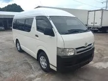 2008 Toyota Hiace 2.5 Window Van (M) - HIGH ROOF / LEATHER SEAT / 12 SEAT