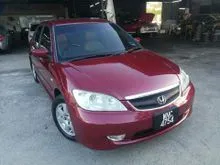 2005 Honda Civic 1.7 VTEC (A) Sedan LEATHER SEAT SKIRTING ABS DUAL AIRBAG REG 2005
