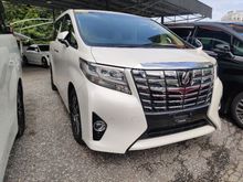 2016 Toyota Alphard 2.5 G 8 SEATER & POWER BOOT 5 YEARS WARRANTY