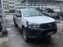 2022 Toyota Hilux 2.4 Single Cab Pickup