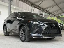 2021 Lexus RX 300 2.0 F Sport (A) - Red Interior SUNROOF / Low Milleage 7 YEARS WARRANTY