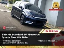 2024 BYD M6 0.0 Standard 7-seaters MPV 7 Seater AT Quartz Blue NIK 2024 [ GARANSI 5TH ]