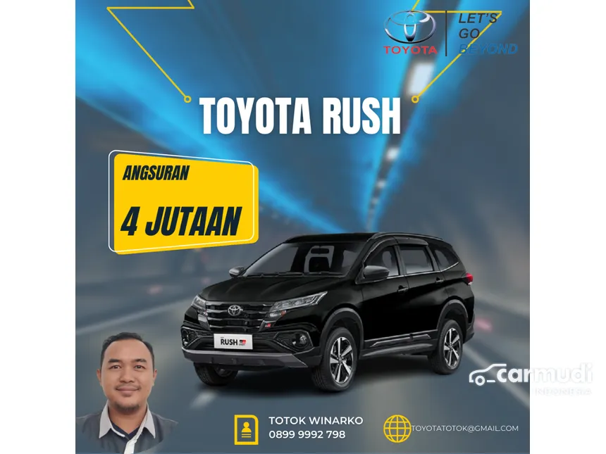 Jual Mobil Toyota Rush 2024 G 1.5 di DKI Jakarta Manual SUV Hitam Rp 280.000.100
