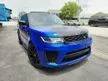 Recon (Land Rover Approved Unit* SVR Genuine Mileage) 2020 Land Rover Range Rover Sport 5.0 SVR(Carbon Edition) Full Spec* Sport Vogue Cayenne Levante Turbo - Cars for sale