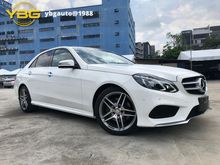 2015 Mercedes-Benz E250 2.0 AMG SPORT 7G SURROUND CAMERA WHITE JAPAN UNREG