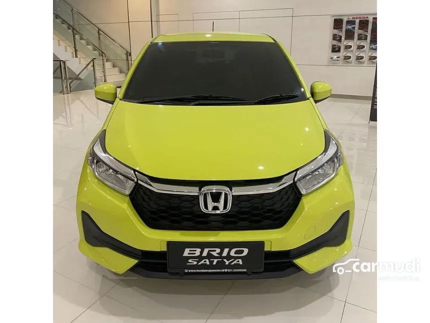 Jual Mobil Honda Brio 2024 E Satya 1.2 di Banten Automatic Hatchback Kuning Rp 185.300.000