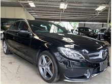 2016 Mercedes-Benz C200 2.0 AMG Red Interior - Power Boot - HUD/LKA/PC - FULL SPEC - 5 YEARS WARRANTY