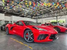 2022 UNREG Chevrolet Corvette 6.2 Stingray 3LT Coupe READY STOCK LIKE NEW CONDITION RARE LIMITED UNIT COME SEE TO BELIVE