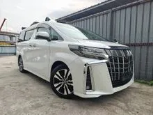 2022 Toyota Alphard 2.5 SC Grade 4.5 Sun Roof PCS LTA BSM DIM Display audio Pilot Seat Leather Power Boot Unregister