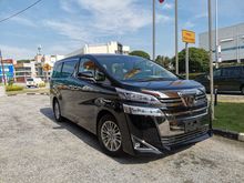 {{ PROVIDE 3-YEARS WARRANTY }} {{ GENUINE MILEAGE, NEW CAR CONDITION }} 2018 Toyota Vellfire 3.5 VL FULL OPTION SPEC* ALPHARD EXECUTIVE LOUNGE