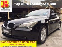 ACTUAL YEAR MADE 2005 BMW 520i 2.2 E60 MERDEKA SALE CALL 012-3889926 SENTUL YAP BROTHERS THE BRAND YOU TRUST SINCE 1988