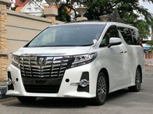 2017 UNREGISTER ! TOYOTA ALPHARD 2.5 i (A)VVTI SC HIGH SPEC ! PILOT SEAT ,MEMORY SEAT !PRE CRASH!