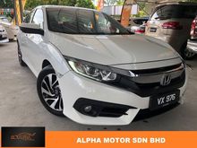 2017 Honda Civic 1.8 S i-VTEC (A) NO PROCESSING FEE