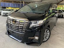 2017 Toyota Alphard 2.5 Type Black MPV**PRE-CRASH**PREMIUM WARRANTY**SHOWROOM CONDITION**
