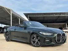 BESTBUY BMW 420i 2.0 M Sport CABRIOLET BLACKLEATHER - FREE 8 YEARS WARRANTY