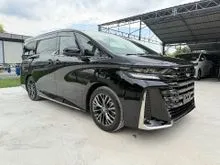 Hitam Leather, 8k km, Grade 5A, 2024 Toyota Vellfire 2.4 Z Premier MPV, FOC bodykit, Ready stock