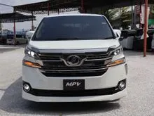 2015 Toyota Vellfire 2.5 X MPV