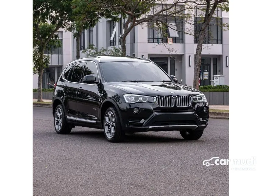 Jual Mobil BMW X3 2016 xDrive20d xLine 2.0 di DKI Jakarta Automatic SUV Hitam Rp 490.000.000
