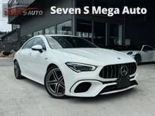 2021 Mercedes-Benz AMG CLA45 2.0 S 4MATIC+ Coupe UNREG RECON BURMESTER SOUND SYSTEM TIP TOP CONDITION ORIGINAL LOW MILEAGE PRICE CAN NEGO TILL LET GO