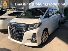 2015 Toyota Alphard 2.5 SA 7seather Sunroof JBL Syetem PowerBoot 360VIEW 7G