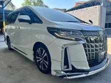 2018/2022 TOYOTA ALPHARD 2.5 SC (A) DIM/BSM/ROOF MONITOR/SUNROOF/MOONROOF/PILOT SEAT/POWERBOOT
