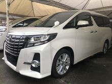 2015 Toyota Alphard 2.5 SA FULL ALPINE SET