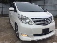 2013 Toyota Alphard Vellfire 2.4 3.5 GL Z PLATINUM P BOOT SUNROOF THEATRE WHITE FULL SPEC