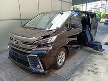 2015 Toyota Vellfire 2.5 Z WELCAB SURROUNDING CAMERA 2POWER DOOR BLACK INTERIOR (A) RAYA PROMOTION UNREG