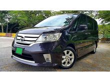 2014 Nissan Serena 2.0 S-Hybrid High-Way Star MPV F/SERVICE RECORD U/WARRANTY 1 CAREFUL FAMILY OWNER TIPTOP CONDITION FULL LOAN