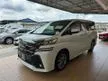 Used 2016 Toyota Vellfire 2.5 Z Golden Eyes MPV FREE TINTED