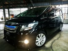 2015 UNREG TOYOTA ALPHARD 2.5 SA SPEC ((( MODELISTA GRILL ))) JAPAN SPEC ((( ALPINE ROOF TV )))
