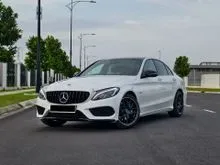 2017 Mercedes Benz C350e AMG LINE 2.0 (A) Panaromic Red Interior