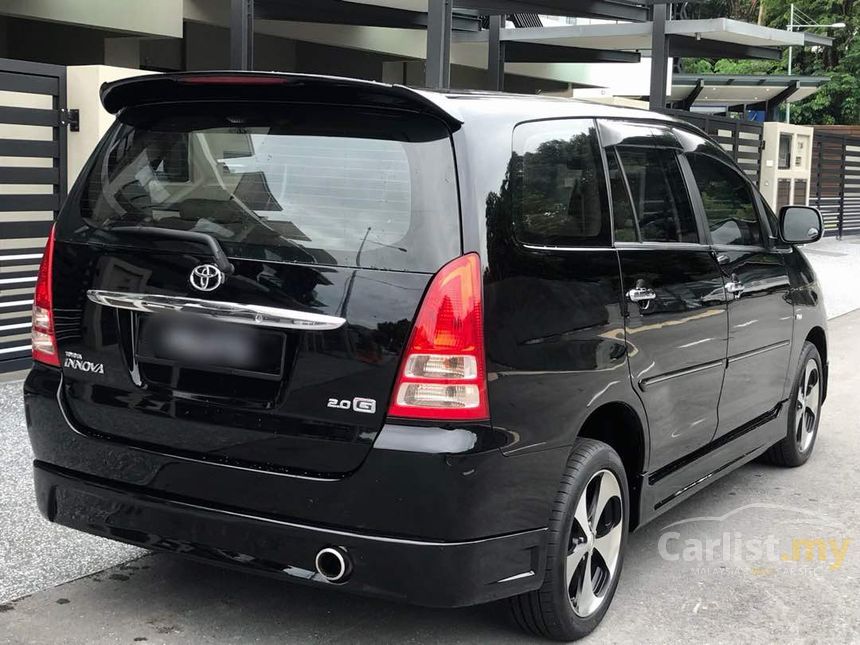 Toyota Innova 2007 G 2.0 in Penang Automatic MPV Black for RM 35,999