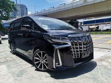 2018 Toyota Alphard 2.5 SC FACELIFT 3 EYE LED/FULL LEATHER/PILOT SEATER/PRE CRASH/2 POWER DOOR/POWER BOOT UNREG